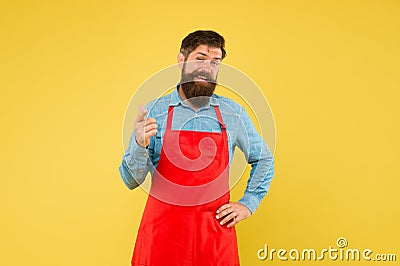 Hipster style. Barbershop concept. Hairdresser barber. Inspired for changes. Man brutal bearded hipster with mustache Stock Photo