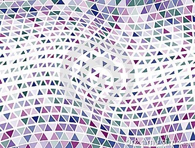 Hipster triangles halftone background. Fade triangular structure banner background. Vector Illustration