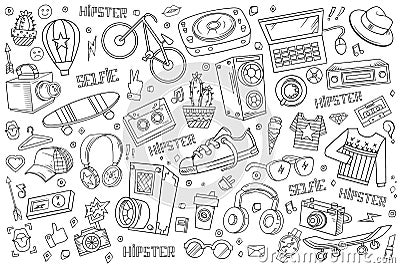 Hipster vector elements Vector Illustration