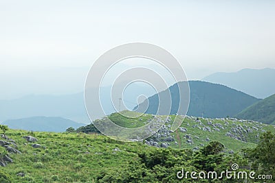 Hiraodai in Kitakyushu City, Fukuoka Prefecture Stock Photo