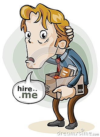 Hire me Vector Illustration