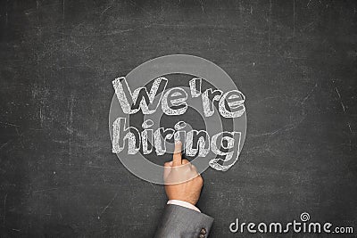 We are hiring concept Stock Photo