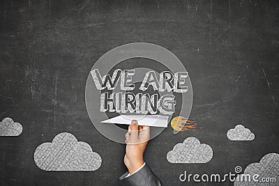 We are hiring concept Stock Photo