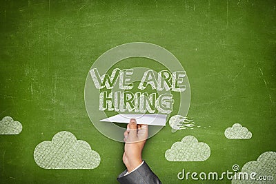 We are hiring concept Stock Photo