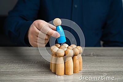 Hiring new workers. Adding recruits. Opening of new jobs. Stock Photo