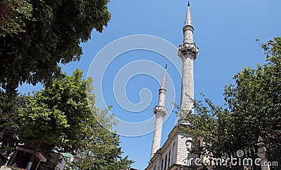 Hirkai Serif Mosque Stock Photo