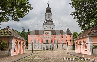 Hisotrical castle in the center of Jever Stock Photo