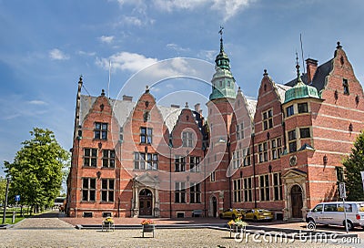 Hisotrical Landschaftshaus building in the center of Aurich Editorial Stock Photo