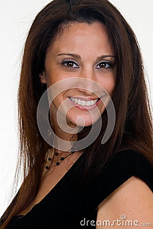 Hispanic Woman in her 30s Stock Photo