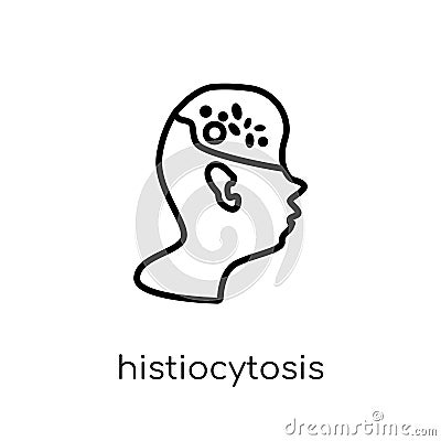 Histiocytosis (Childhood Cancer) icon. Trendy modern flat linear Vector Illustration