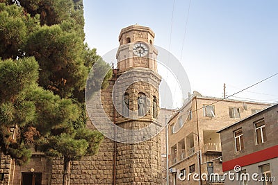 Histiric building in Meghri town, Armenia Editorial Stock Photo