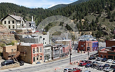 Historial Black Hawk, Colorado Editorial Stock Photo