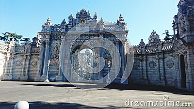 Historial Dolma pactha palace in istanbul Stock Photo