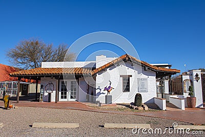 Tubac historic town center, AZ, USA Editorial Stock Photo