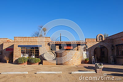 Tubac historic town center, AZ, USA Editorial Stock Photo