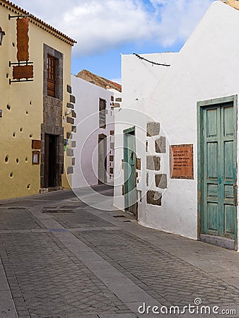 Historic Aguimes Town Gran Canaria Spain Editorial Stock Photo