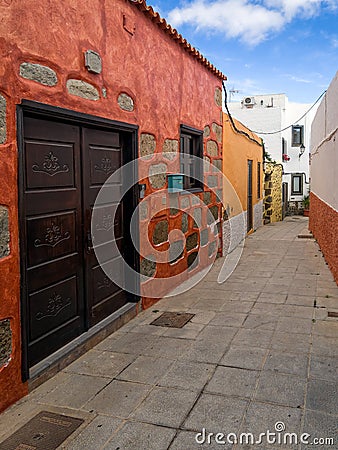 Historic Aguimes Town Gran Canaria Spain Stock Photo