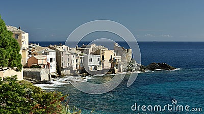 Erbalunga, Cap Corse, France Stock Photo