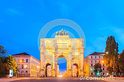 Historic arc de triomphe Stock Photo