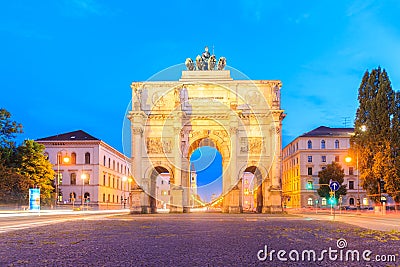 Historic arc de triomphe Stock Photo