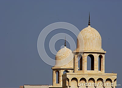 Historic architecture, Twin tombs. Stock Photo