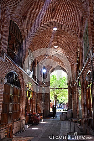 Tabriz Historical Bazaar , UNESCO World Heritage , Iran Editorial Stock Photo