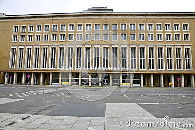 Historic Berlin Tempelhof Airport Editorial Stock Photo