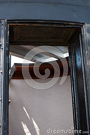 Historic Bodie Island Lighthouse at Cape Hatteras National Seashore on the Outer Banks of North Carolina. Stock Photo