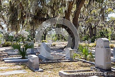 Historic Bonaventure Cemetery Stock Photo