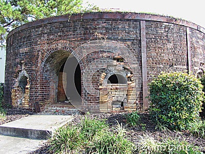 Historic Brick Beehive Kiln Decatur Alabama Stock Photo