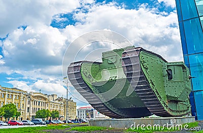 The historic British Tank Editorial Stock Photo