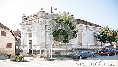 Historic building, Aleksinac, Serbia Editorial Stock Photo