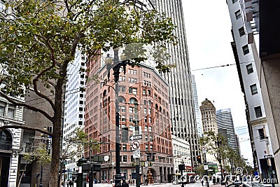 The San Francisco Chronicle/Ritz Carlton Building, 6. Editorial Stock Photo