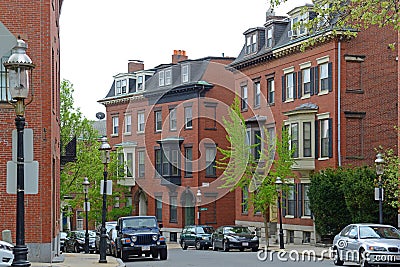 Historic Building in Charlestown, Boston, MA, USA Editorial Stock Photo