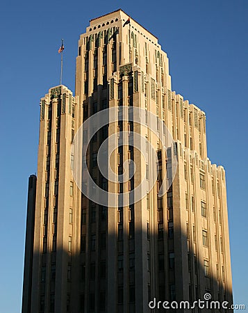 Historic Luhrs Tower building in Phoenix, Arizona Stock Photo