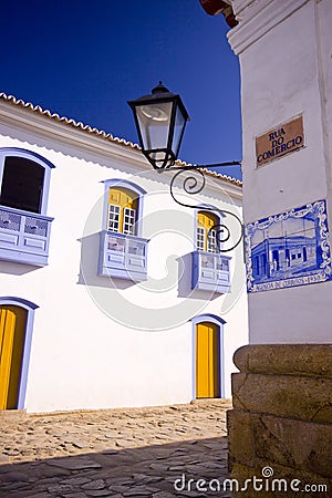 Historic buildings in Brazil Stock Photo