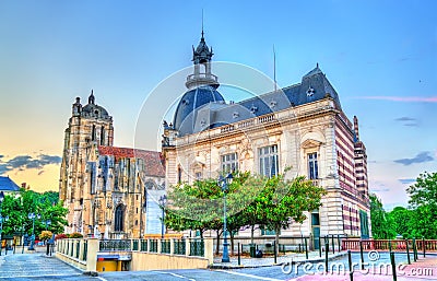 Historic buildings in Dreux, France Stock Photo