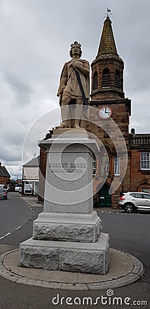 Historic buildings and monuments. Lochmaben. Lockerbie. Scotland Editorial Stock Photo
