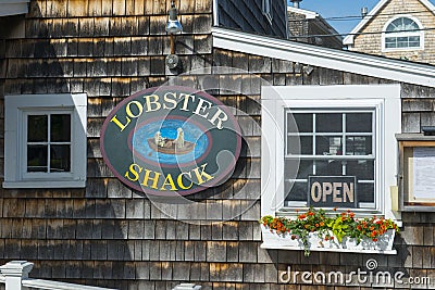 Historic buildings in Ogunquit, ME, USA Editorial Stock Photo