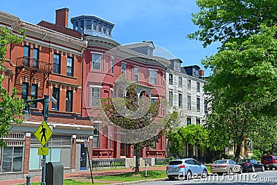 Portland State Street, Maine, USA Editorial Stock Photo