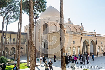 Historic buildings of Vank cathedral, or Church of the Saintly Sisters, is a cathedral located in the New Julfa district of Editorial Stock Photo