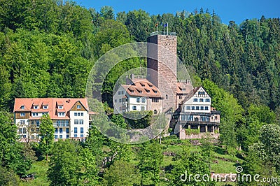 The historic castle Liebenzell in Bad Liebenzell Stock Photo