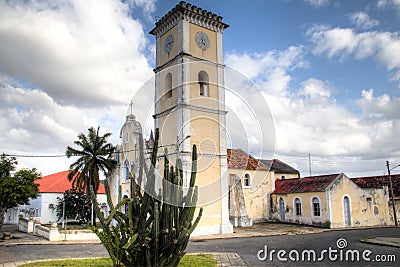 The historic cathedral of Inhambane Stock Photo