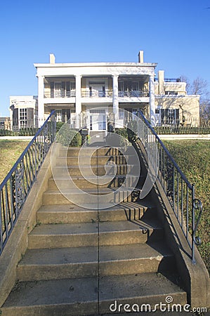 Historic Cedar Grove Mansion in Vicksburg, MS Stock Photo