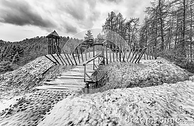 Old Celts settlement Editorial Stock Photo