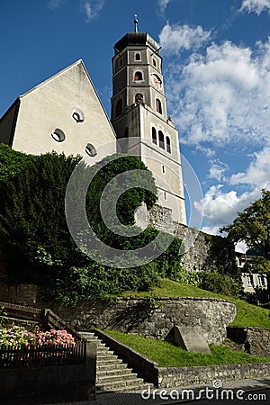 St. Laurentius Church, Bludenz, Vorarlberg, Austria Stock Photo