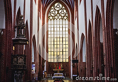 Historic church in Wroclaw Editorial Stock Photo