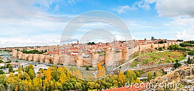 Historic city of Avila, Castilla y Leon, Spain Stock Photo