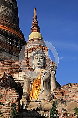 Historic City of Ayutthaya,Thailand Stock Photo