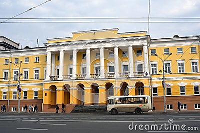 Historic city center of Nizhny Novgorod, Russia. Editorial Stock Photo